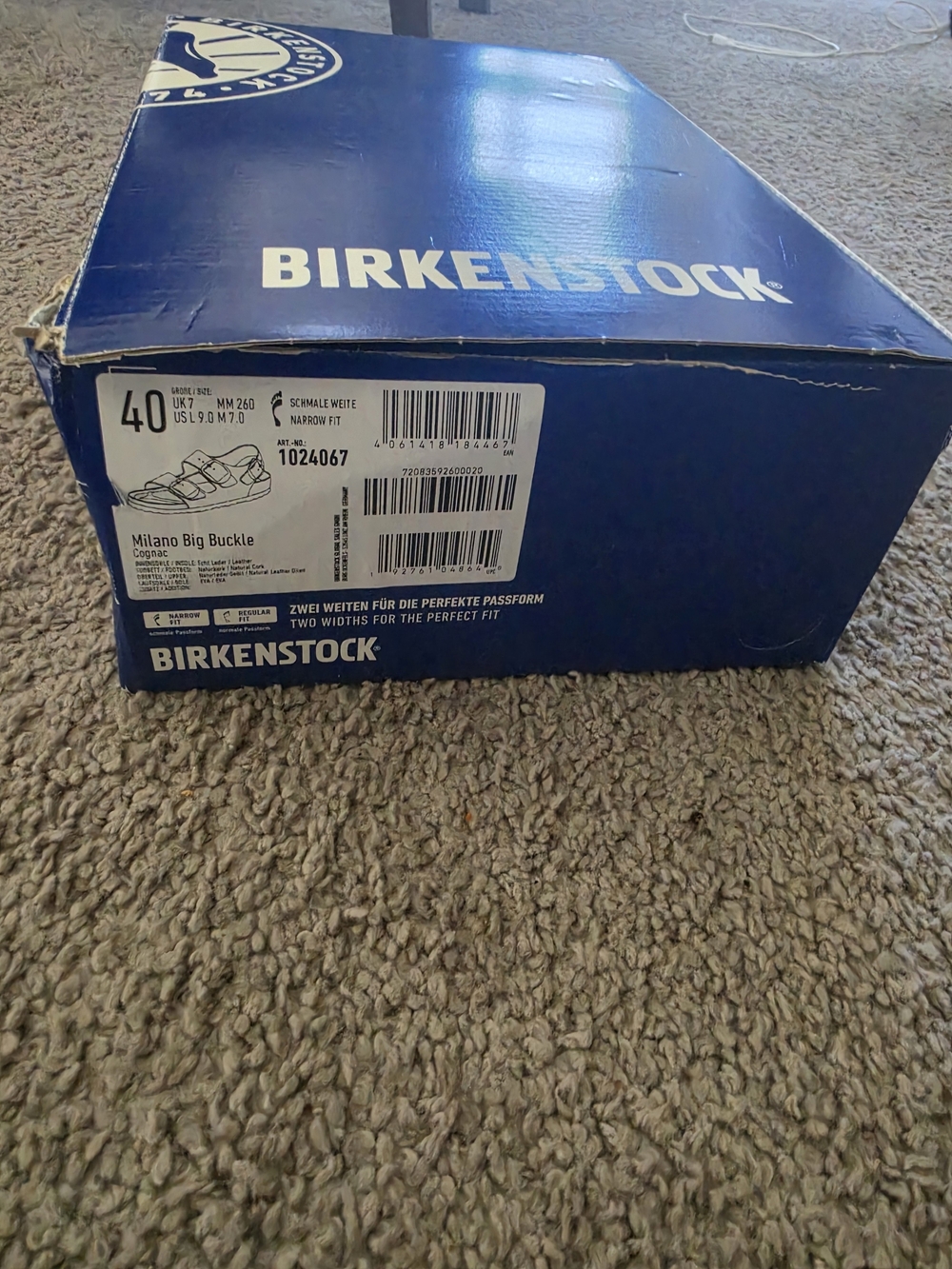 Birkenstock Brown Leather Double-Buckle Sandals - Picture 4 of 4